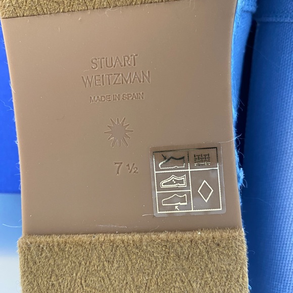 Stuart Weitzman NWB | Dree Canvas Espadrilles Sz 38 Light Blue - Picture 16 of 16